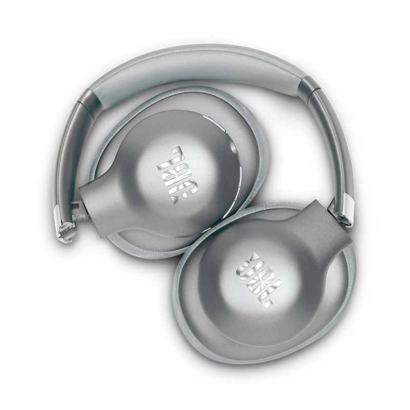 JBL EVEREST™ ELITE 750NC - Silver - Wireless Over-Ear Adaptive Noise Cancelling headphones - Detailshot 1 image number null